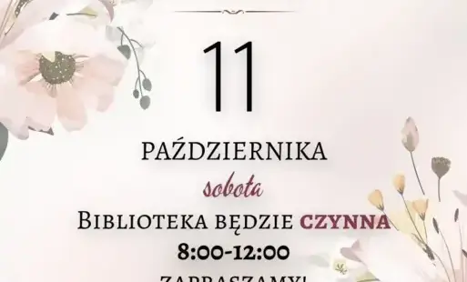 Zdjęcie do Sobota w Bibliotece