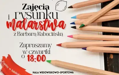 Zdjęcie do Zajęcia rysunku i malarstwa z Barbarą Kabacińską