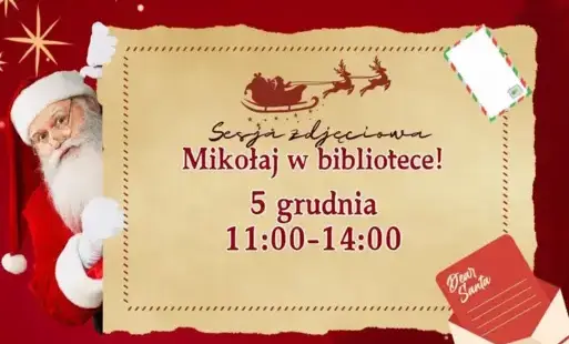 Zdjęcie do Mikołaj ponownie odwiedzi bibliotekę!