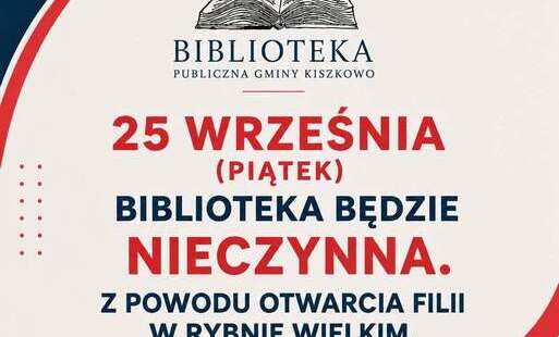 Zdjęcie do Biblioteka nieczynna