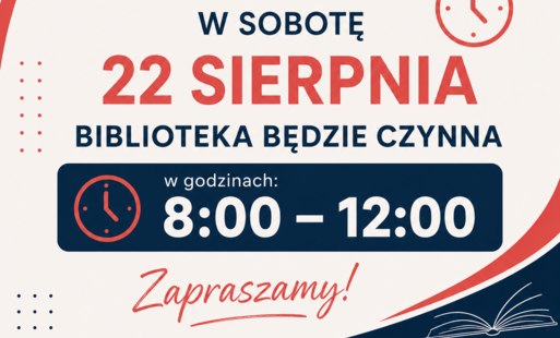 Zdjęcie do Sobota w Bibliotece